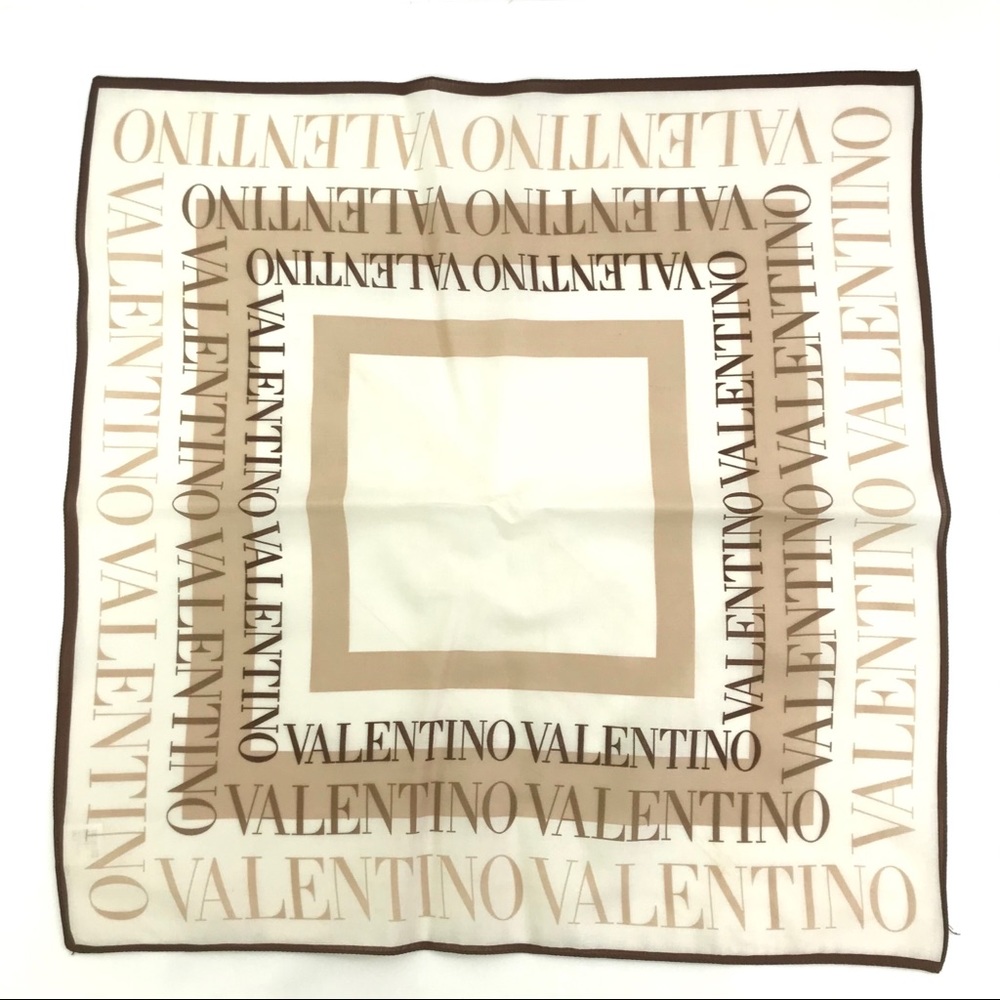 VALENTINO Signature SQUARE Cotton Italian SCARF